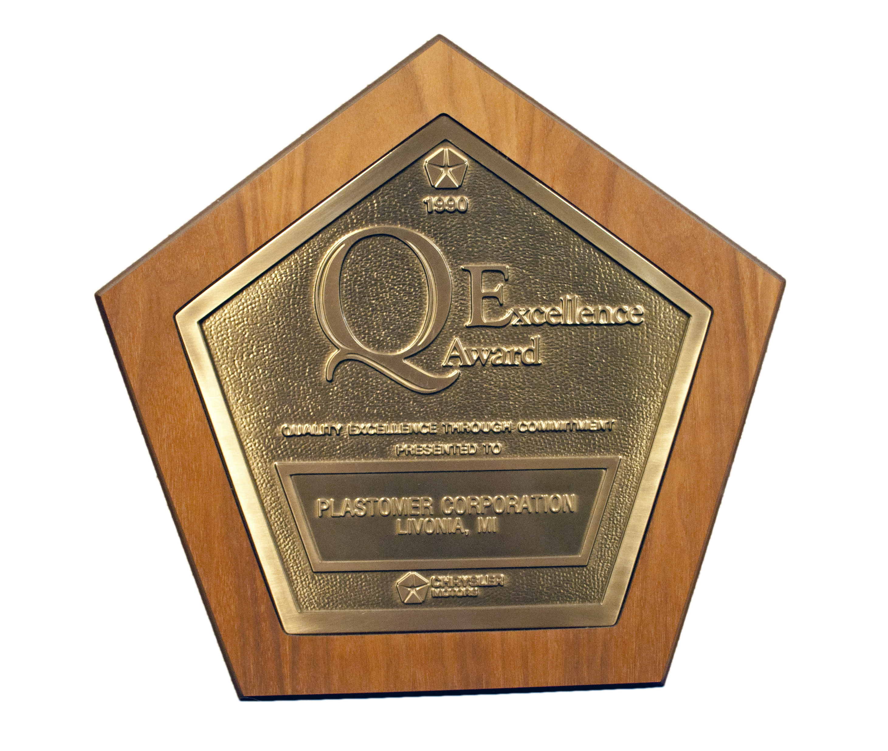 Chrysler QE Excellence Award